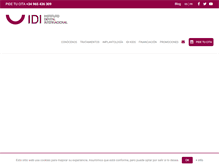 Tablet Screenshot of institutodentalinternacional.com